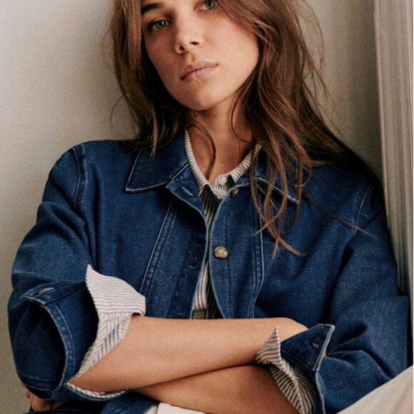 Sezane Will jacket (indigo) - Picture 5 of 5